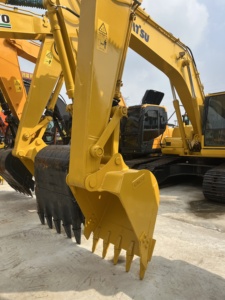 Moteur et boîte de vitesses d'excavatrice Komatsu PC160 de 16 tonnes, modèle 2023, utilisés pour la construction, équipement japonais d'occasion, testé et inspecté. - Product Image 5