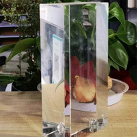 New Transparent Super White Glass Brick Crystal Brick Partition Wall Decoration Glass Block Square