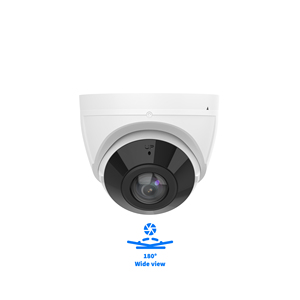 NDAA Uyumlu Yapay Zeka Destekli 8MP Panoramik Turret PoE IP Güvenlik Kamerası, 180 °   Geniş Açı, Akıllı IR 20m, Dahili Mikrofon, 120dB WDR - Product Image 1