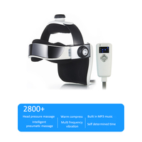Masseur de tête Cuir chevelu 2024 Pratique Décompression de la tête Airbag Casque Hot Compression Masseur