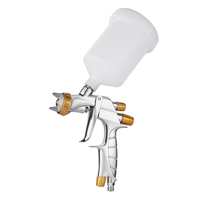 Pistolet de peinture automobile de précision 1,3 mm 1,4 mm avec buse croisée, corps en aluminium forgé, gobelet de 600 ml, personnalisable OEM
