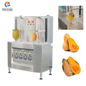 Machine à éplucher les citrouilles, les noix de coco et les légumes à double station, en acier inoxydable SUS 304, haute efficacité et économie d'énergie - Product Image 1