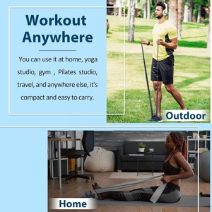 Juego <span class=keywords><strong>de</strong></span> 5 Bandas Elásticas <span class=keywords><strong>de</strong></span> Yoga TPE Resistentes y Gruesas para Ejercicios <span class=keywords><strong>de</strong></span> Fitness, Gimnasio, Entrenamiento <span class=keywords><strong>de</strong></span> Fuerza, Fisioterapia - Product Image 5
