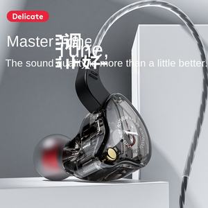 X2 In-Ear sport HIFI Subwoofer Jl Chipset IPX4 impermeabile cancellazione attiva del rumore (ANC) stampo privato 3.5mm auricolari cablati - Product Image 3