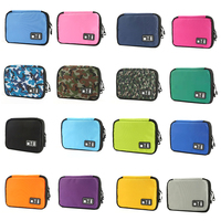 Organisateur de câbles Portable étanche à Double couche, accessoires électroniques tout-en-un, étuis de voyage, sac de rangement