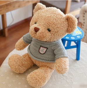 Orsacchiotti di <span class=keywords><strong>Peluche</strong></span> Personalizzati per Bambini con Logo Ricamato, Giocattoli in <span class=keywords><strong>Peluche</strong></span> con Maglione, Orsetti di <span class=keywords><strong>Peluche</strong></span> Lavorati a Maglia con Logo Personalizzato - Product Image 5