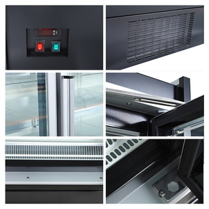 Congelador Comercial Vertical, Refrigerador de Bebidas con 4 Puertas de Vidrio - Product Image 4