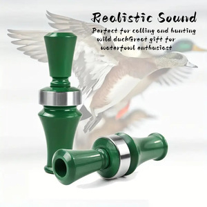 Sifflet d'appel d'oiseaux en acrylique ambré, son réaliste, volume élevé, personnalisé en usine, pour la chasse en extérieur, le jeu tactique, le leurre, portable - Product Image 5