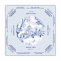 Tapis de jeu de mahjong rose thème héron de luxe – Nappe de table américaine résistante à l'eau et antidérapante, motif grue blanche et floral