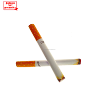 Jouet de farce amusant en forme de cigarette, 2 pièces, article fantaisie portable pour les fêtes