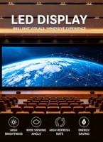 Panneaux muraux vidéo LED d'intérieur haute définition P3.91 Affichage publicitaire polychrome pour écran LED de location de scène d'événement géant