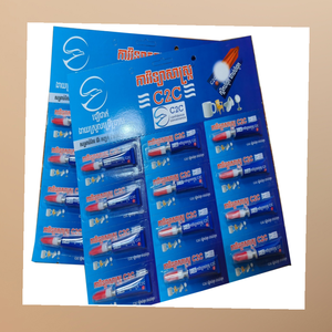 กาวไซยาโนอะคริเลต12ชิ้นสำหรับยึดติดกับวัสดุต่างๆอย่างแน่นหนากาวแข็งแรง - Product Image 2