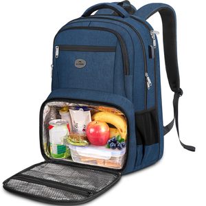 <span class=keywords><strong>Mochila</strong></span> <span class=keywords><strong>Antirrobo</strong></span> Elegante para Portátil, <span class=keywords><strong>Mochila</strong></span> <span class=keywords><strong>de</strong></span> Viaje Grande con Lonchera <span class=keywords><strong>Impermeable</strong></span>, Resistente para el Trabajo y Negocios - Product Image 1