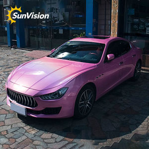 Revestimiento de vinilo iridiscente de arco iris para coche, <span class=keywords><strong>película</strong></span> de vinilo de cuerpo completo para coche, Color camaleón, la mejor calidad - Product Image 2