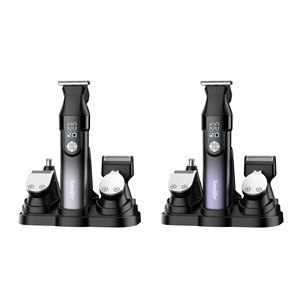 Sonifer SF-9799 Tondeuse à cheveux magnétique portable 6 en 1 sans fil, tondeuse à <span class=keywords><strong>barbe</strong></span> électrique, <span class=keywords><strong>kit</strong></span> de toilettage pour hommes - Product Image 2