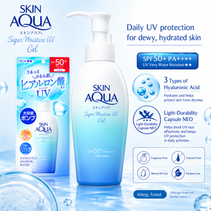Made Japan Rohto Aqua Super Moisture UV Gel SPF50 PA4 Hyaluronic Acid <b>Sunscreen</b> <b>Waterproof</b> Face Body for Women All Skin Types - Product Image 3