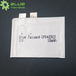 Cp042922 3V Litio manganeso suave batería <span class=keywords><strong>más</strong></span> pequeña 3V 18mAh batería limno2 batería suave - Product Image 2