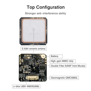 Radiolink โมดูล SE100จีพีเอส M10N ความแม่นยำในตำแหน่งสูงสำหรับชิ้นส่วน RC accs Works glonass/beidou APM <span class=keywords><strong>PX4</strong></span>การบิน2.4.8 <span class=keywords><strong>pixhawk</strong></span> - Product Image 3