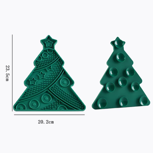 Molde de silicona para árbol de Navidad de 23,5 cm x 20,2 cm para decoración de pasteles y repostería - Product Image 1