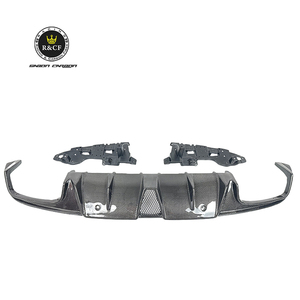 Sợi Carbon khuếch tán BS phong cách phía sau Bumper khuếch tán với lưới xả lời khuyên cho Mercedes Benz Amg W205 C63 <span class=keywords><strong>COUPE</strong></span> - Product Image 1