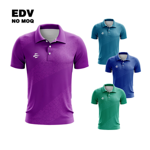 เสื้อโปโลแขนสั้นผู้ชายทรงโอเวอร์ไซส์เสื้อโปโลผ้าโพลีเอสเตอร์ออกแบบโลโก้ได้ตามต้องการ - Product Image 1