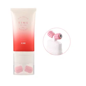 Tubo de plástico para creme de massagem, loção de massagem corporal, tubo de rolo para embalagem cosmética com bola de silicone