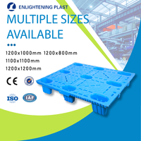 Palette en plastique de qualité export, 1200x1000mm, 6 roulettes, usage général, pour l'industrie du sel et du sucre