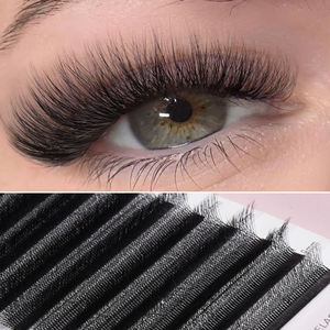 Extensions de <span class=keywords><strong>Cils</strong></span> Cachemire Vison Haute Qualité Pose Facile Volume Russe <span class=keywords><strong>Cils</strong></span> Noir Mat Effet Velours <span class=keywords><strong>Cils</strong></span> Individuels - Product Image 5