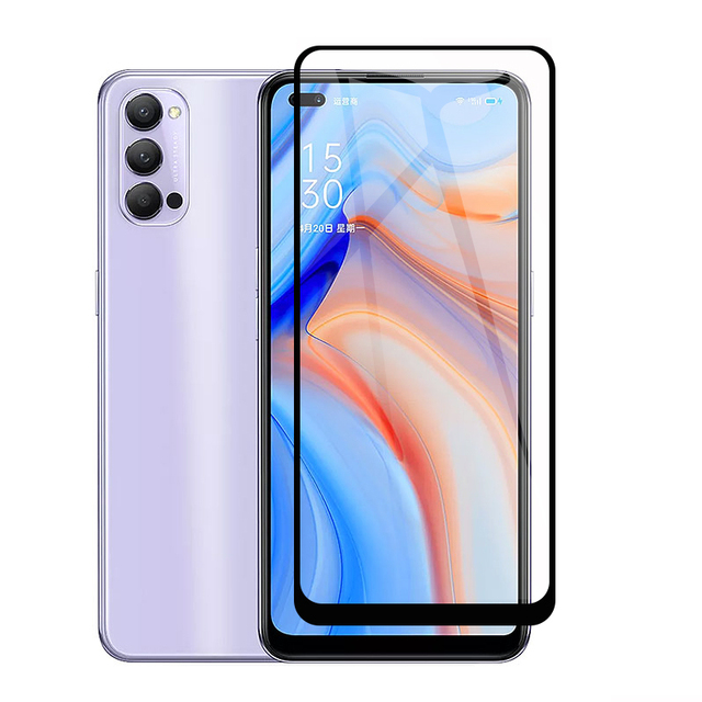 280AB Glue Mobile Tempered Glass Film Protector for oPPo Reno 4 5G Screen Guard