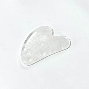 Planche de Guasha en Jade Cristal Blanc Transparent Naturel au Meilleur Prix d'Usine pour le Visage - Product Image 1