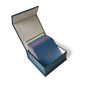 Jeux de cartes d'affirmation fantaisie personnalisés en couleur |   Boîtes cadeaux personnalisées avec impression numérique et designs sur mesure |   Jeu de cartes de <span class=keywords><strong>remerciement</strong></span> - Product Image 1