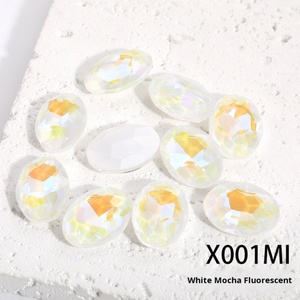 Venta al por mayor del fabricante: Nuevos accesorios de ropa ovalados, fluorescentes, coloridos, súper brillantes y de moda. - Product Image 6