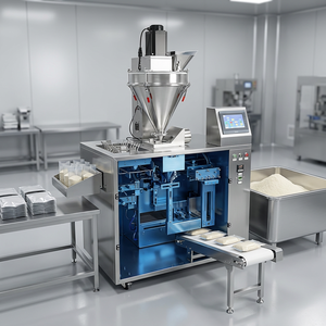 Matcha <b>Powder</b> Premade Pouch Packing Machine For Coffee Milk Cocoa Protein Spice Stand up Zipper - Product Image 6