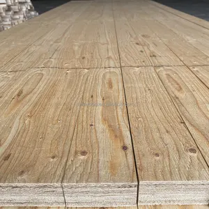 Larch pine LVL balok 45mm 63mm tebal Harga kayu lapis standar papan kotak kayu untuk bangunan keel