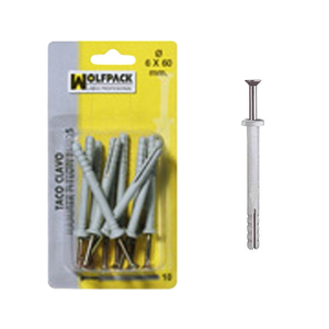 Tassello per chiodi MN 8x80 mm. (5 Pezzi) - Product Image 1