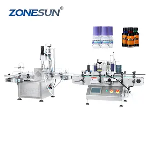 ZONESUN ZS-AFCL1 Automatic Essential Oil Eyedrops Liquid Perfume Small Spray Bottle Vial Filling Capping and Labeling Machine