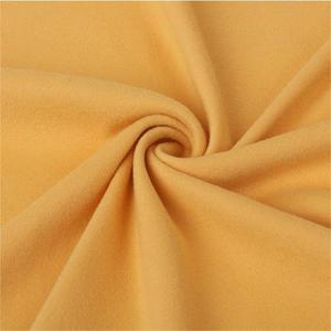 ผ้ากำมะหยี่ถักแบบดรารอนแปรงสองชั้นผ้าโพลีถักสำหรับเสื้อผ้า - Product Image 2