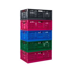 กล่องพลาสติกพับได้สำหรับจัดเก็บและขนส่ง  <span class=keywords><strong>ลัง</strong></span>พลาสติกสำหรับผลไม้และผัก - Product Image 1