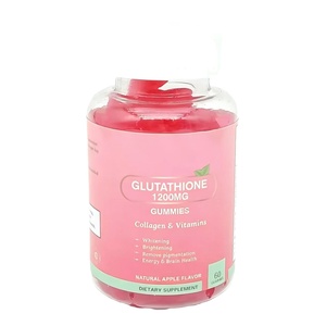 Bonbons gommeux éclaircissants pour la peau à marque privée, efficaces, améliorent l'immunité, végétaliens, L-Glutathion, vitamines - Product Image 1
