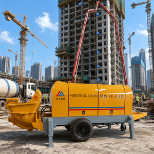 Promotion : Pompe à béton électrique Minle HBTS60 45-68m³/h 13MPa Portée 1200m 90kW Double <span class=keywords><strong>Kawasaki</strong></span> pour Méga-Infrastructures - Product Image 1
