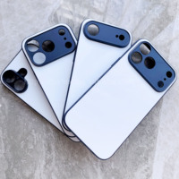 Étuis personnalisés en TPU+PC pour iPhone 17, 17 Pro, 17 Pro Max, 17 Air – Coques vierges pour sublimation