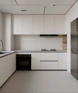 Scratch Resistance Kitchen Cabinet with Faucet <b>Drawer</b> Slide Basket Solid Surface Countertop for Villas - Product Image 6