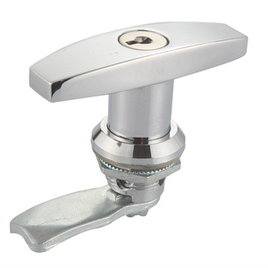 T khóa t-loại xử lý khóa cho điện cửa tủ phân phối bền hộp lưỡi khung gầm khóa với Key mở khóa cách - Product Image 1