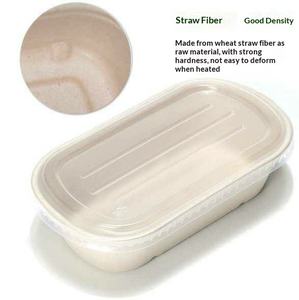 Boîte d'emballage alimentaire biodégradable et compostable, conteneur à salade écologique pour café à emporter, utilisation personnalisée et en gros - Product Image 3