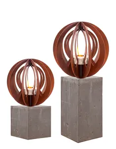 Escultura Zen de Bola de Fuego con Quemador de Etanol - Product Image 4