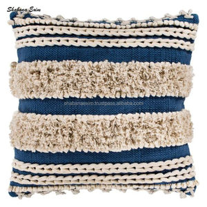 ผ้าฝ้าย100% Tufted โยนปลอกหมอนสำหรับห้องเด็กเป็นมิตรกับสิ่งแวดล้อม Boho เบาะปกออกแบบหมอนครอบคลุม - Product Image 1
