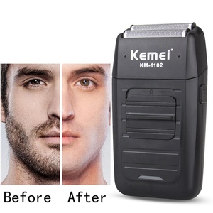 Rasoir électrique sans fil rechargeable KEMEI <span class=keywords><strong>KM</strong></span> <span class=keywords><strong>1102</strong></span> pour hommes, rasoir à double lame, rasoir à barbe, soin du visage, tondeuse multifonction - Product Image 3