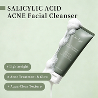 Nettoyant Visage Anti-Acné à l'Acide Salicylique – Contrôle du Sébum, Nettoyage en Profondeur, Mousse Purifiante, Minimiseur de Pores, Éliminateur de Points Noirs