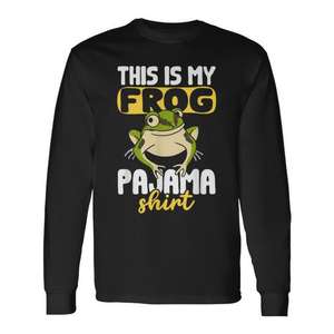 Camiseta de manga larga con estampado de rana de This Is My Frog - Product Image 1