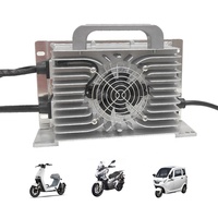 Chargeur embarqué étanche 2KW 72v 25a pour batterie de moto électrique, certifié CE/FCC/ROHS pour vélos électriques